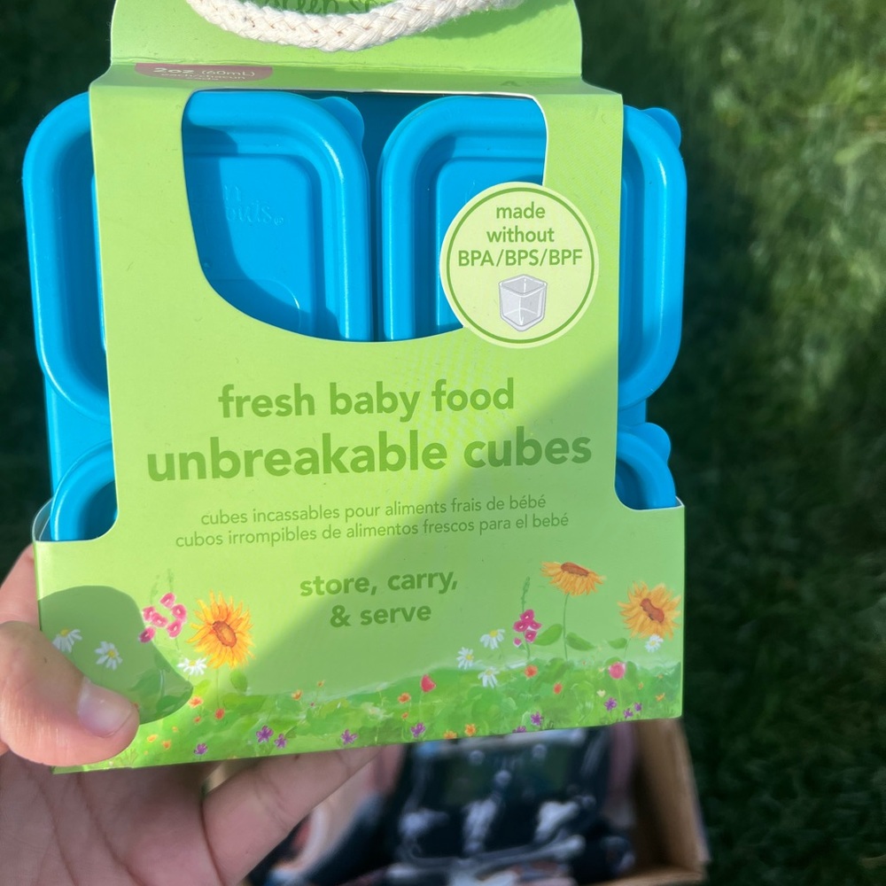 Fresh Baby Food Unbreakable Cubes - Blue